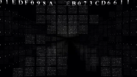 Abstract digital intro.BLACK. Video stock 75694671