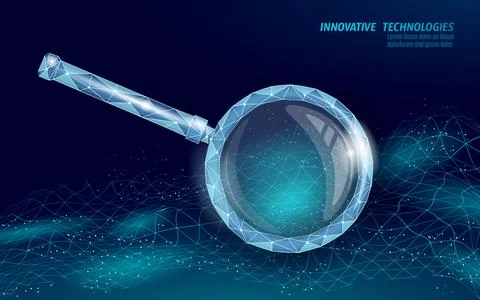 Abstract digital landscape 3D blue background. Information code flow data Stock Illustration