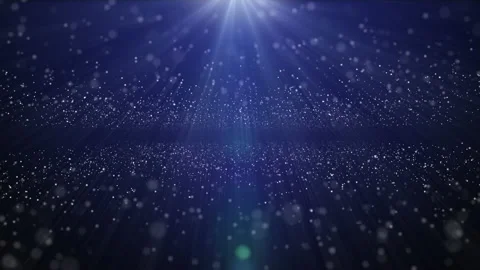 Abstract digital landscape with flowing particles and rays. Stock Footage 135032346