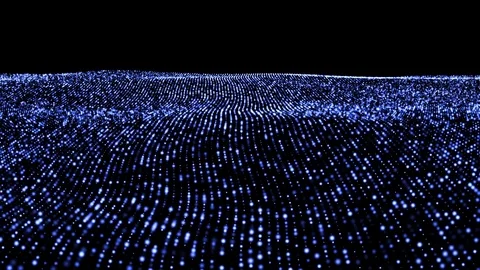 Abstract digital landscape Stock Footage 76733551