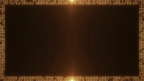 Abstract Digital Led Lights Frame Sign Animation Loop 库存影片 143963215