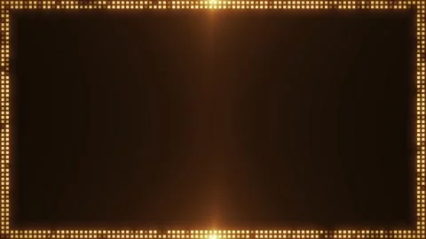 Abstract Digital Led Lights Frame Sign Animation Loop Stock Footage 143963216