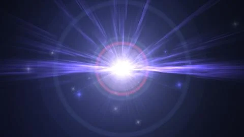 Abstract of digital lens flare background Stock Illustration
