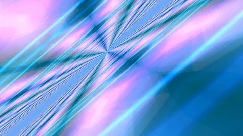 Abstract Digital Light Art Background with Soft Pink and Blue Streaks Stock Illustration