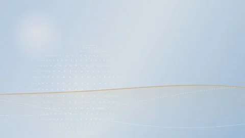 Abstract digital light background featuring wave motion and glowing particl.. Video stock 341096890
