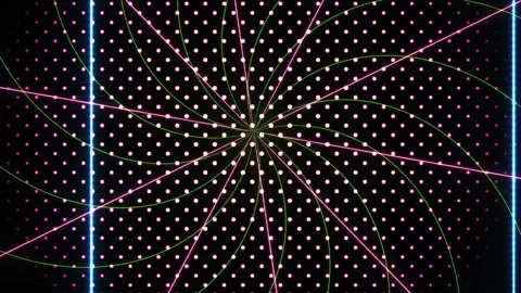 Abstract digital light beam network technology. Stock Footage 339987248