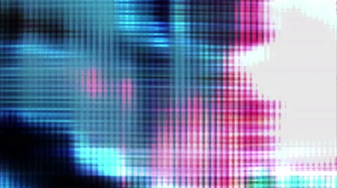 Abstract digital light forms pulse and flicker - Video Background 1223 HD, 4K Stock Footage 59857029