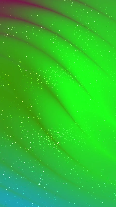 Abstract digital light particles flowing dynamically across a vibrant green.. Stockbeeldmateriaal 339993445