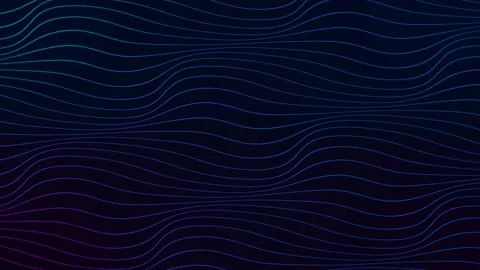 Abstract digital line wave tech background Stock Footage 160537230