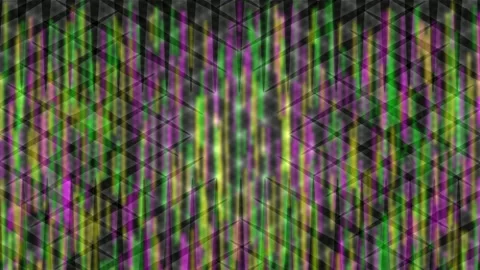 Abstract digital lines background with vibrant green and purple motion blur Stock Footage 331351811