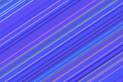 Abstract digital lines on blue background with colorful streaks Stock Illustration