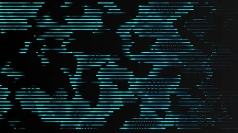 Abstract digital lines flowing background Stock Illustration