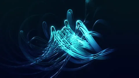 Abstract digital lines Stock-Footage 137280264