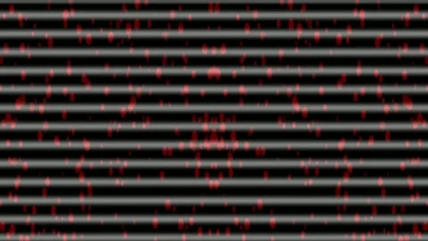 Abstract digital lines with glowing red particle flow background animation Stock Footage 339500080