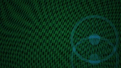 Abstract Digital Loading Animation with Glowing Circular Progress Indicator.. Stock Footage 340505198