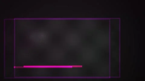 Abstract Digital Loading Bar Animation with Glowing Pink Progress Indicator.. Stock Footage 341800332