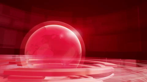 Abstract digital looped motion background with rotating earth globe. Stock Footage 87609598