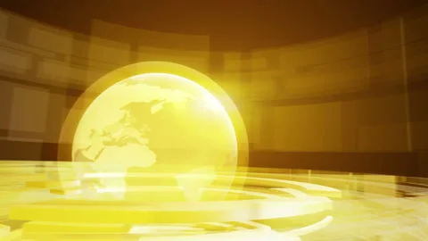 Abstract digital looped motion background with rotating earth globe. Stock-Footage 87610224