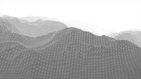 Abstract Digital Low Polygons Mountains Flight Fx Background Loop Stock Footage 149254643