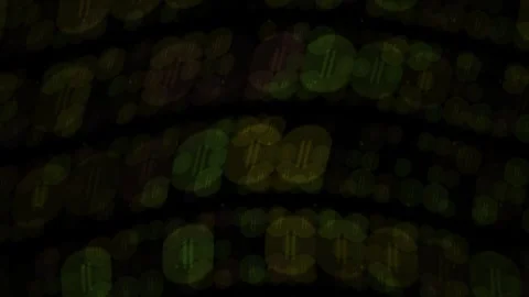 Abstract Digital Matrix Background with Glowing Green Binary Code Data Stream Stock Footage 341784203