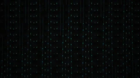 Abstract Digital Matrix Rain Background with Falling Green Binary Code Data.. Stock Footage 340505419