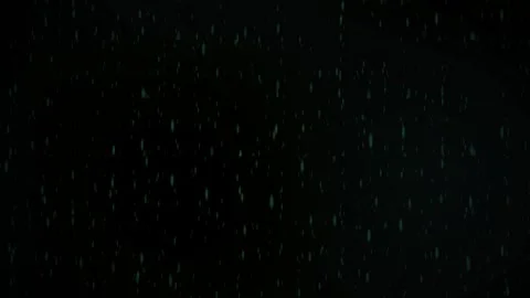 Abstract Digital Matrix Rain Effect with Falling Green Binary Code Data Strea Stock Footage 340505339