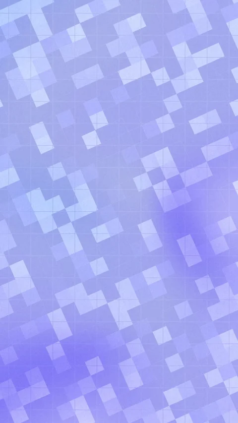 Abstract Digital Mosaic Grid Background with Blue and Purple Gradient Stockbeeldmateriaal 345991695