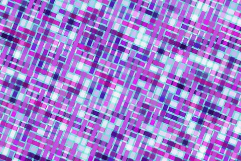 Abstract digital mosaic pattern with purple pink blue colors Stock Illustration