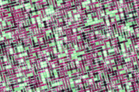 Abstract digital mosaic pattern with vibrant colors and lines Foto stock