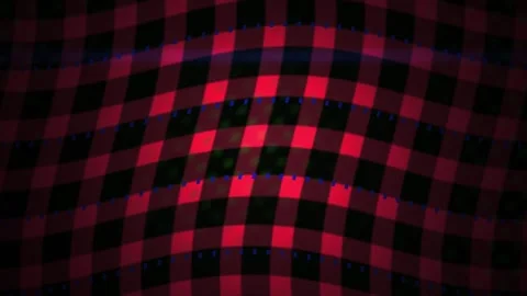 Abstract Digital Motion Background Featuring Pulsing Red and Black Geometri.. Stock Footage 340506691
