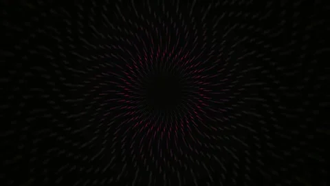 Abstract Digital Motion Background Featuring Pulsing Red and Yellow Geometr.. Stock Footage 340506816