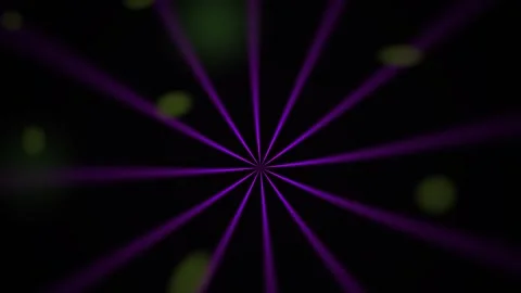 Abstract Digital Motion Background with Glowing Purple Radial Light Rays an.. Stock Footage 340507483