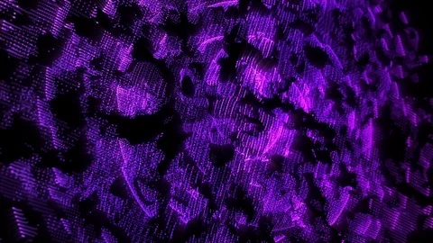 Abstract digital motion background loop purple Stock Footage 82285997