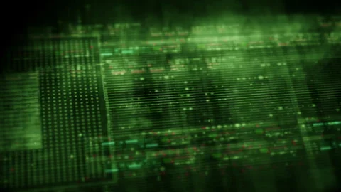 Abstract Digital Motion Background for VR and Sci-Fi Tech Concepts Stock Footage 312059884