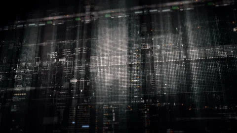Abstract Digital Motion Background for VR and Sci-Fi Tech Concepts Stock Footage 313110091