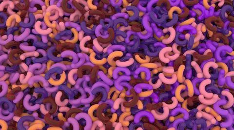 Abstract digital multicolored background with heap of tiny objects 스톡 일러스트