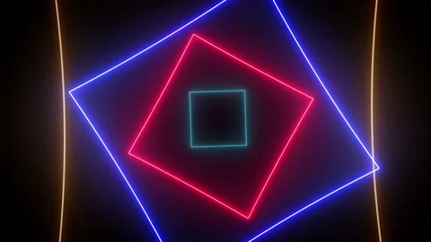 Abstract Digital Neon Background Seamless Loop Stock Footage 152817565