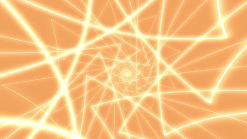 Abstract digital neon geometric  background. 4K futuristic sparkling Stock Footage 188938122