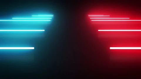 Abstract Digital Neon Retro Background Loop Video stock 160973451