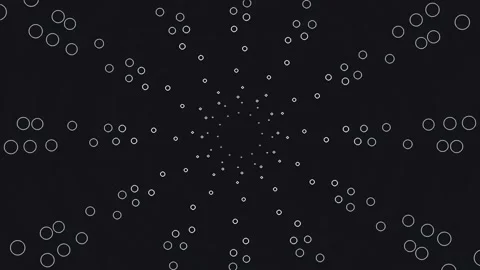 Abstract Digital Network Background with Glowing Interconnected Dots Pattern Stock Footage 337162819