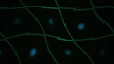 Abstract Digital Network Background with Glowing Blue Nodes and Interconnec.. 스톡 동영상 341785502