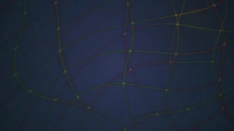Abstract digital network background with glowing nodes and connecting lines.. 스톡 동영상 346326502