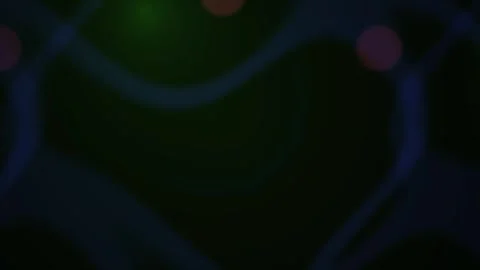 Abstract Digital Network Connection Animation with Glowing Nodes and Data F.. Stock Footage 340508693
