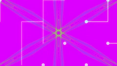 Abstract Digital Network Connection Background with Glowing Nodes Stock Footage 333083689