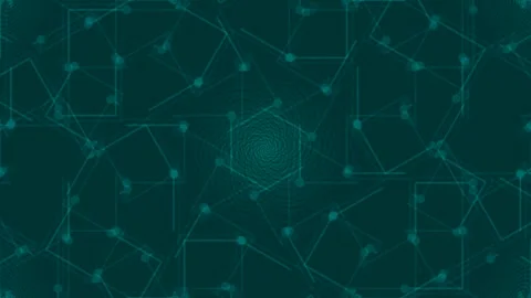 Abstract Digital Network Connection Background Technology Loop Stock Footage 336258328
