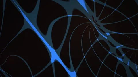 Abstract Digital Network Connection Background with Glowing Blue Interconne.. Stock Footage 340508894