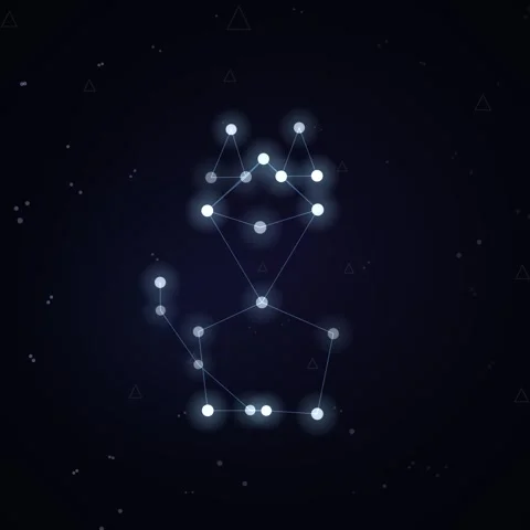 Abstract digital network connection background with glowing futuristic data.. Stock Footage 344777909