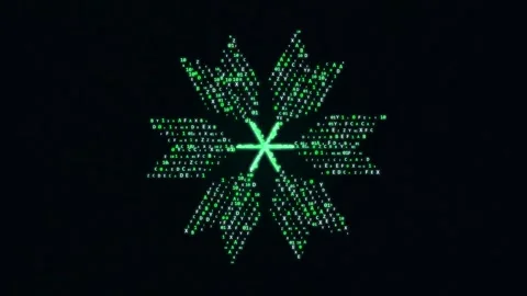 Abstract Digital Network Connection Data Background Motion Stock Footage 346735159