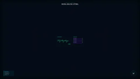 Abstract Digital Network Connection with Glowing Data Particles Stock Footage 347156985