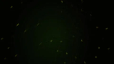 Abstract Digital Network Connection Nodes Floating in Dark Space. Video stock 341785675